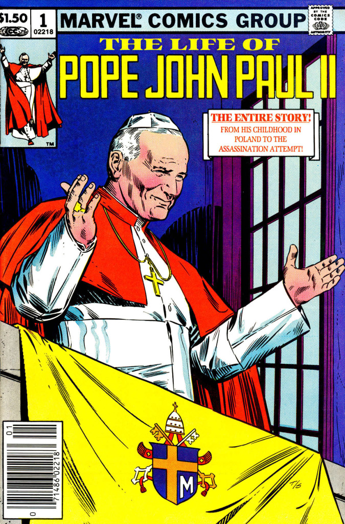 Jean-Paul II en comic